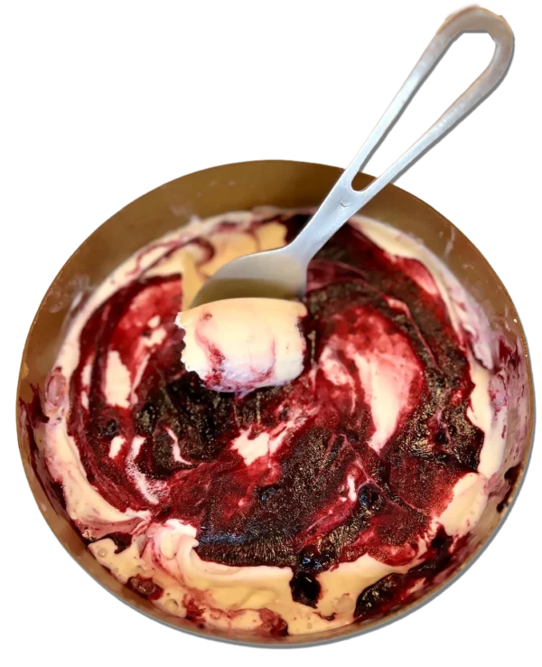 Mascarpone con frutos del bosque